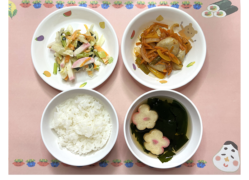 2月 もぐぱく通信 きゅうしょく